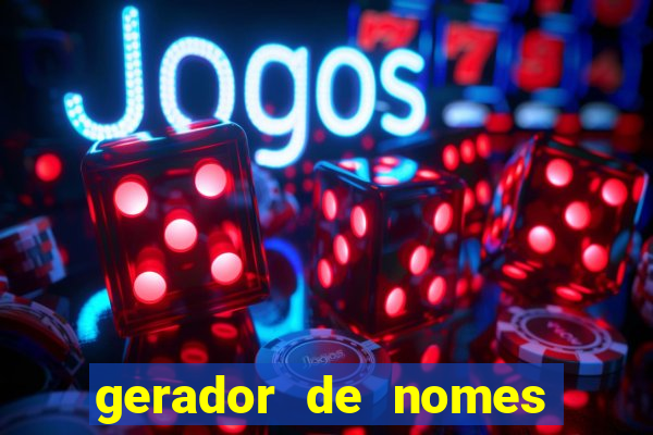 gerador de nomes para jogos